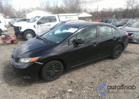 2012 Honda Civic Lx from USA, damaged, VIN 2HGFB2E52CH514342